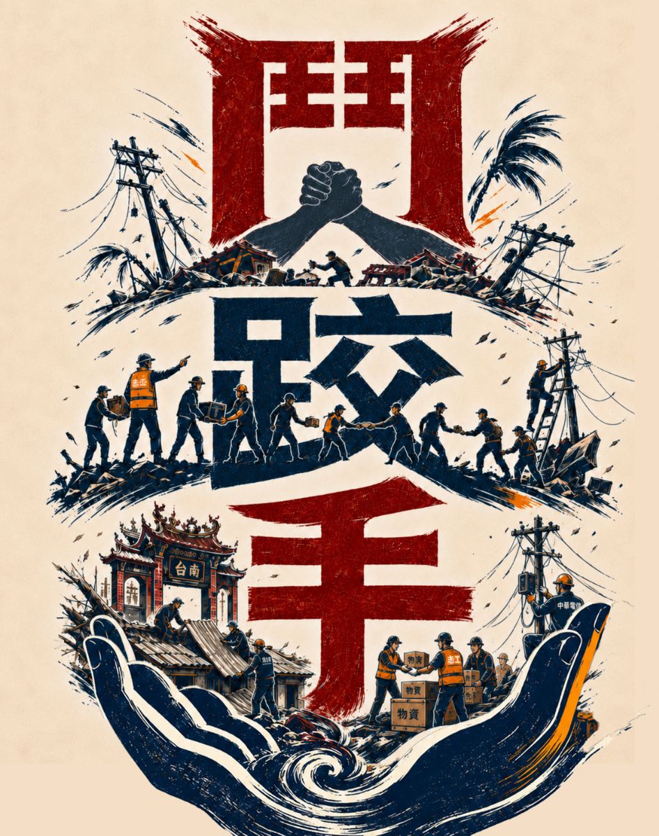 《丹娜絲‧臺南鬥跤手》記錄災後重建歷程， 凝聚臺南前行力量