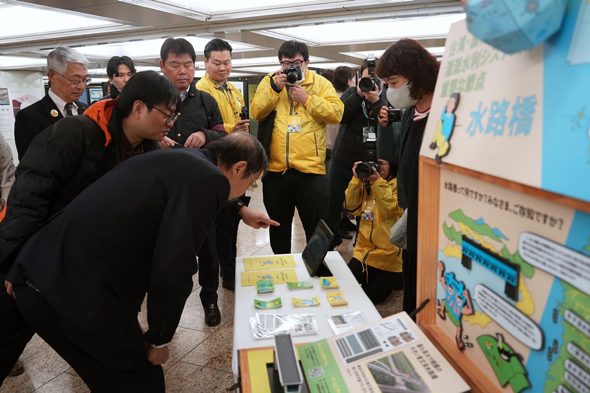 百年水圳登上國際舞台 嘉南大圳首度於東京「土木Collection」 展示臺灣文化資產能量